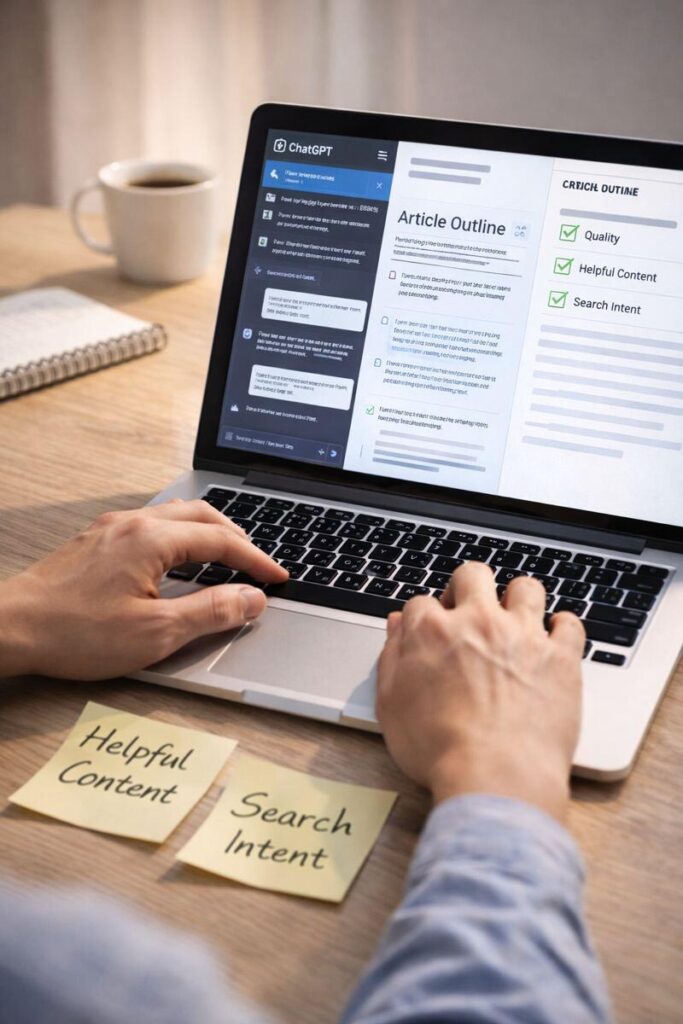 writing high-quality articles for a niche blog