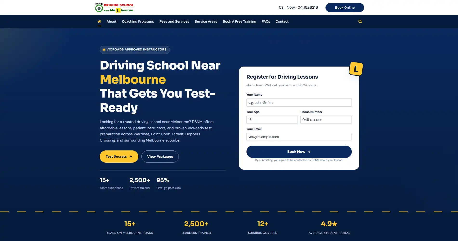Redesign static homepage including commercial pages and technical SEO